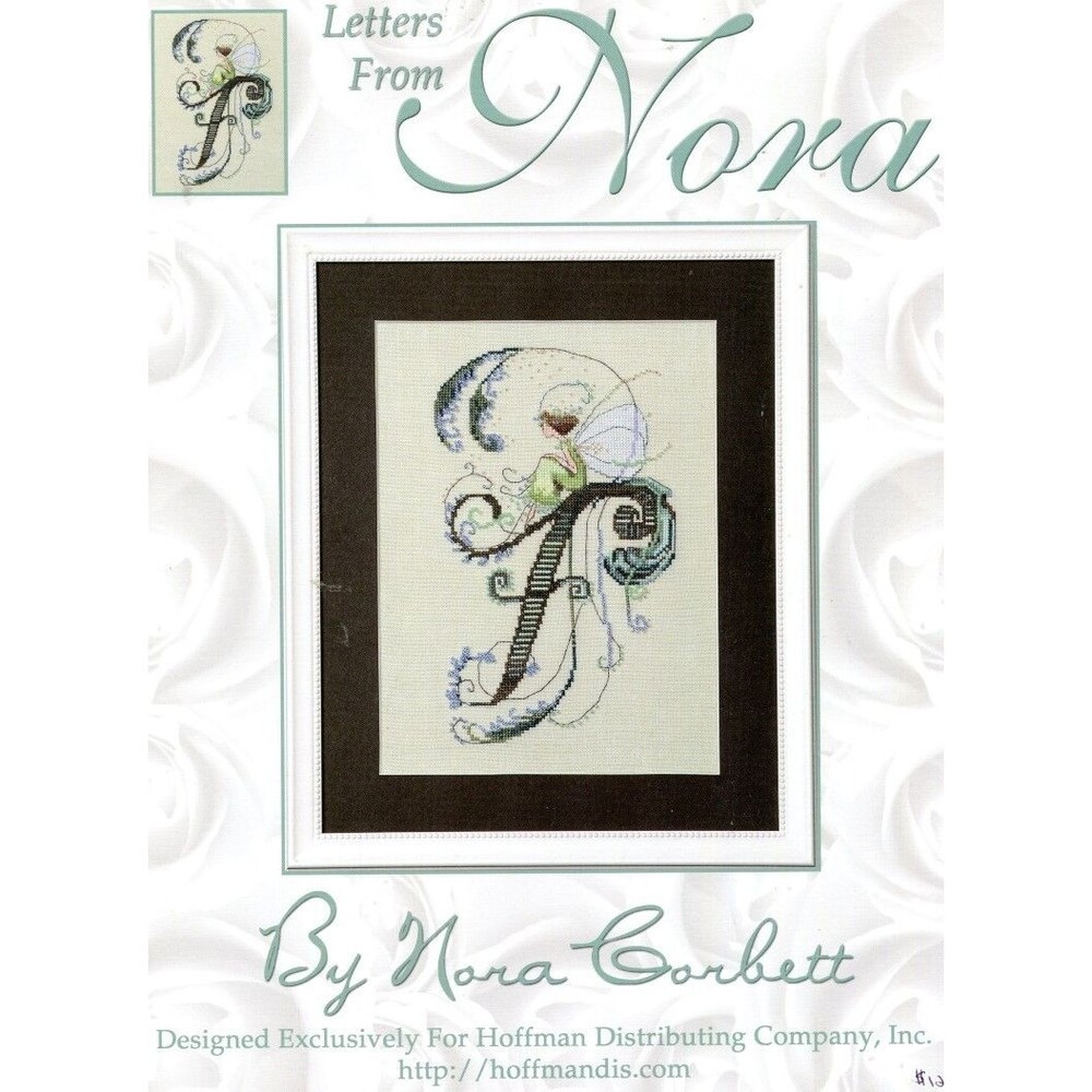 Cross Stitch Chart - Hoffman - Letters from Nora "F" by Nora Corbett
